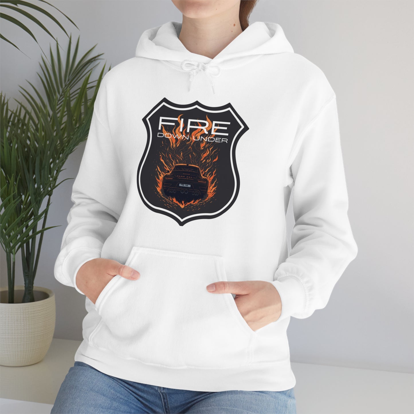 FIRE Unisex Heavy Blend™ Hooded Sweatshirt