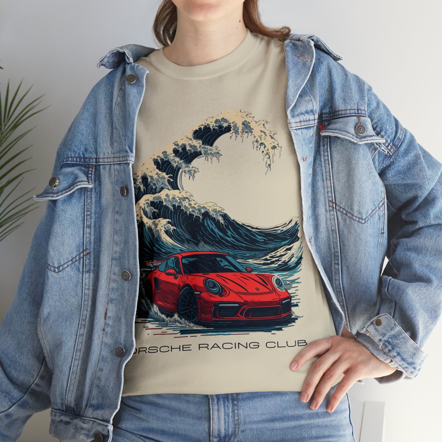 HOKUSAI WAVE Unisex Heavy Cotton Tee