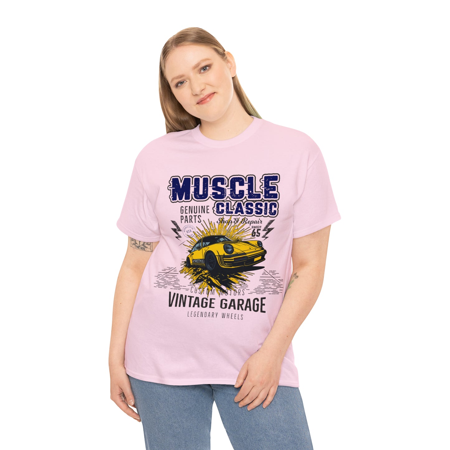 MUSCLE CLASSIC Unisex Heavy Cotton Tee