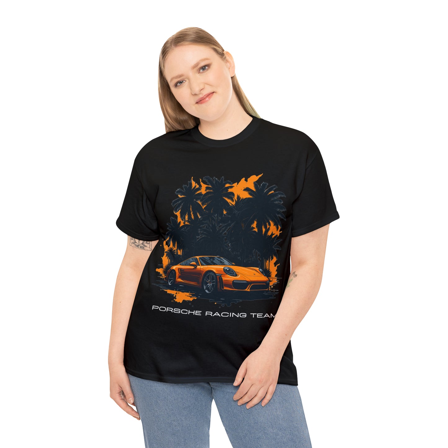 ORANGE PALMS Unisex Heavy Cotton Tee