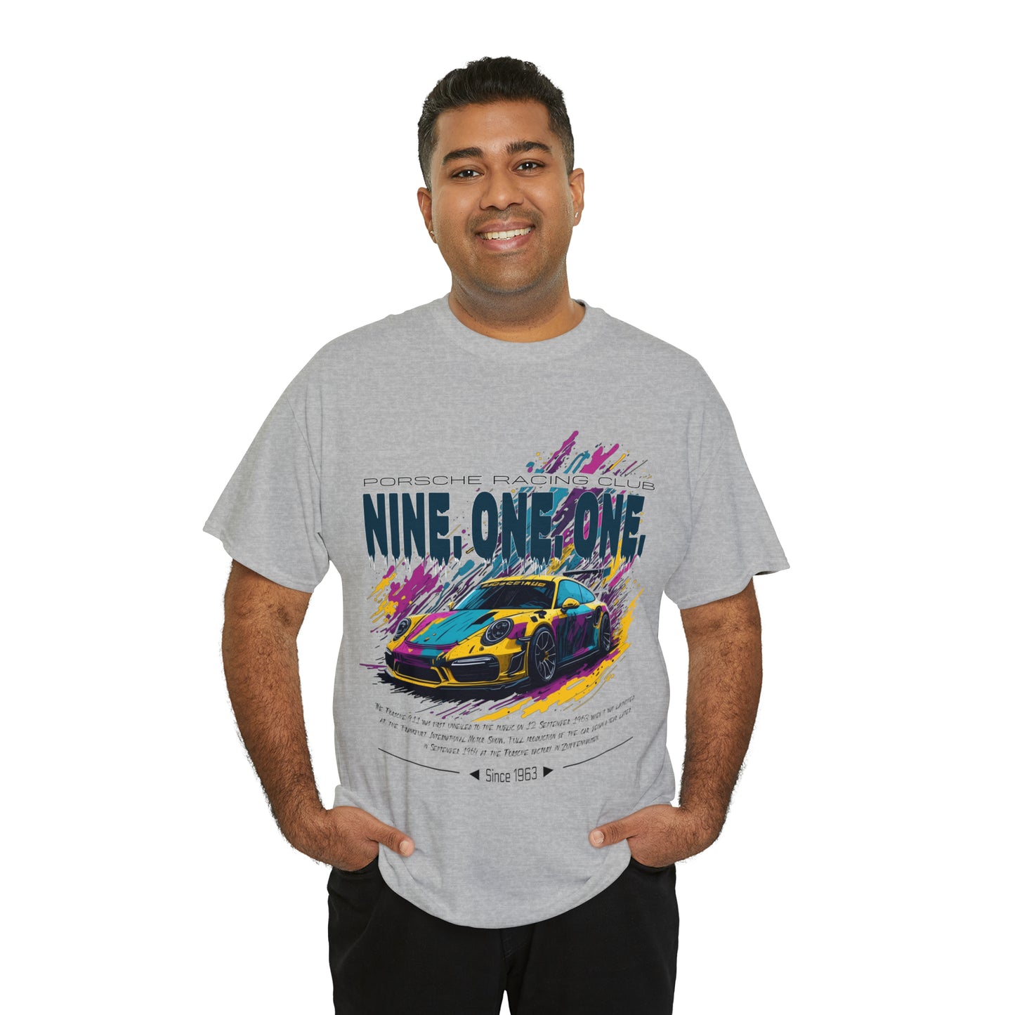 NINE ONE ONE Unisex Heavy Cotton Tee