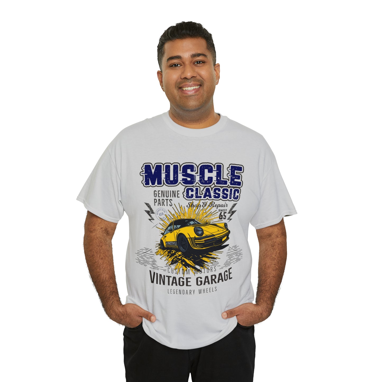 MUSCLE CLASSIC Unisex Heavy Cotton Tee