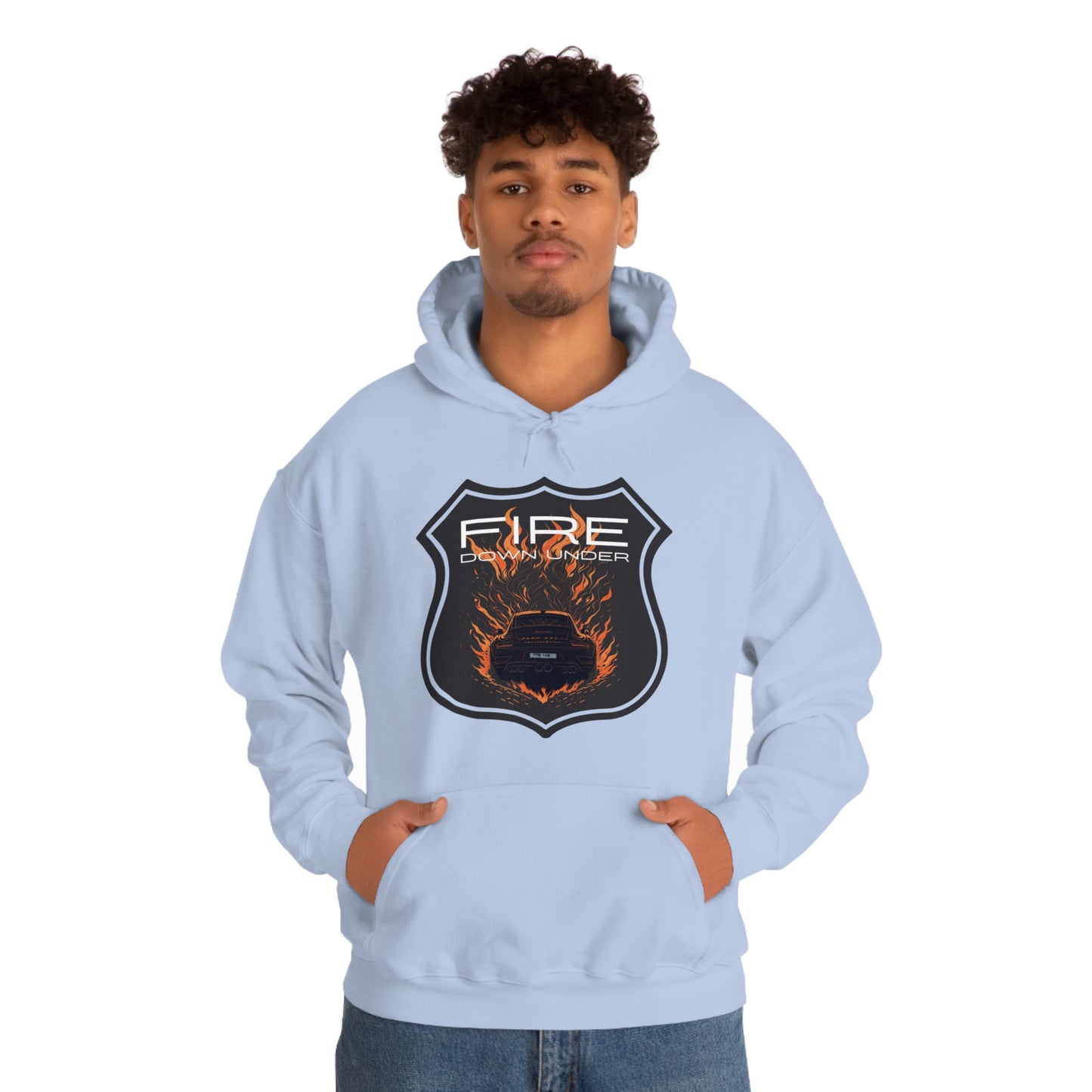 FIRE Unisex Heavy Blend™ Hooded Sweatshirt