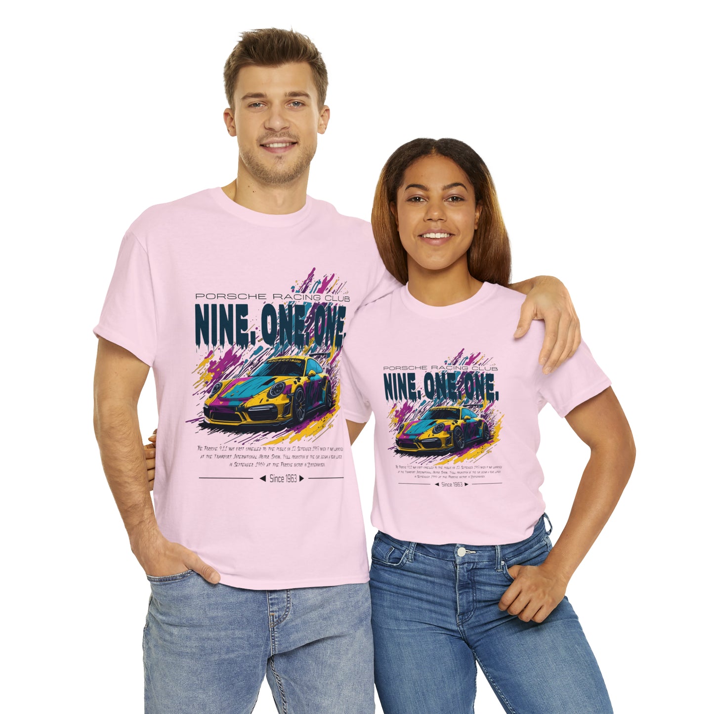 NINE ONE ONE Unisex Heavy Cotton Tee