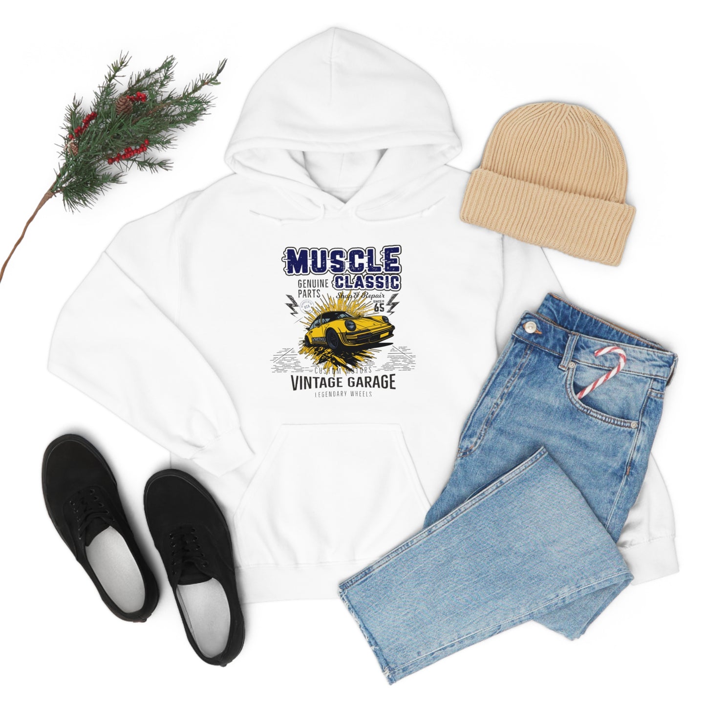 MUSCLE Unisex Heavy Blend™ Hooded Sweatshirt