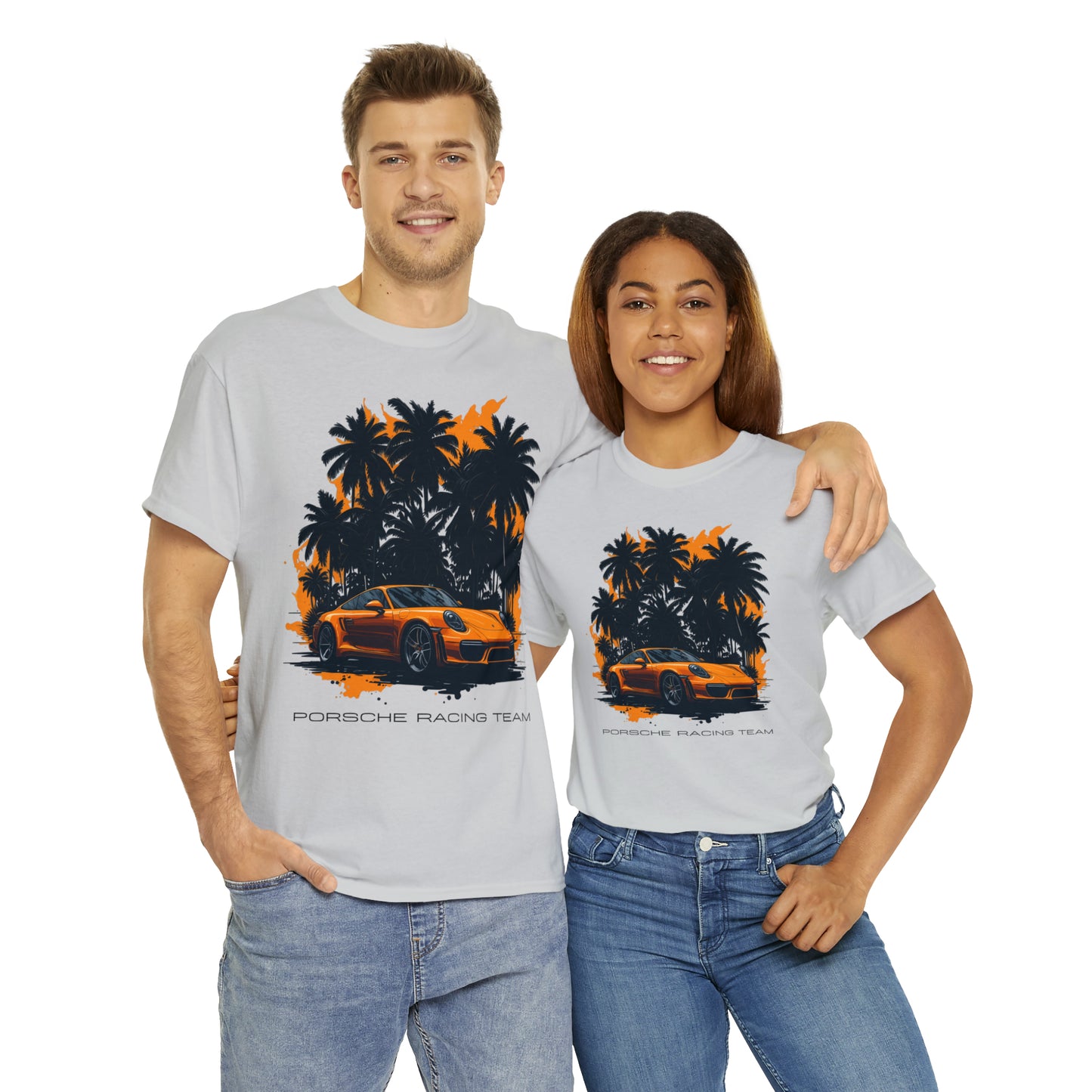 ORANGE PALMS Unisex Heavy Cotton Tee