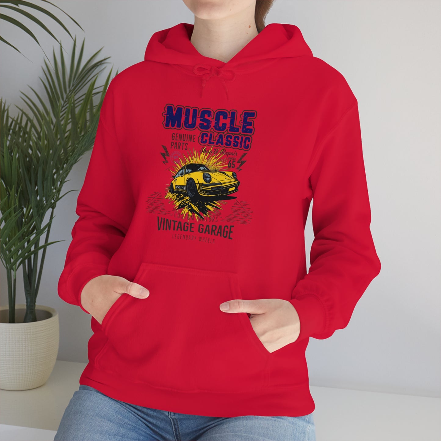 MUSCLE Unisex Heavy Blend™ Hooded Sweatshirt