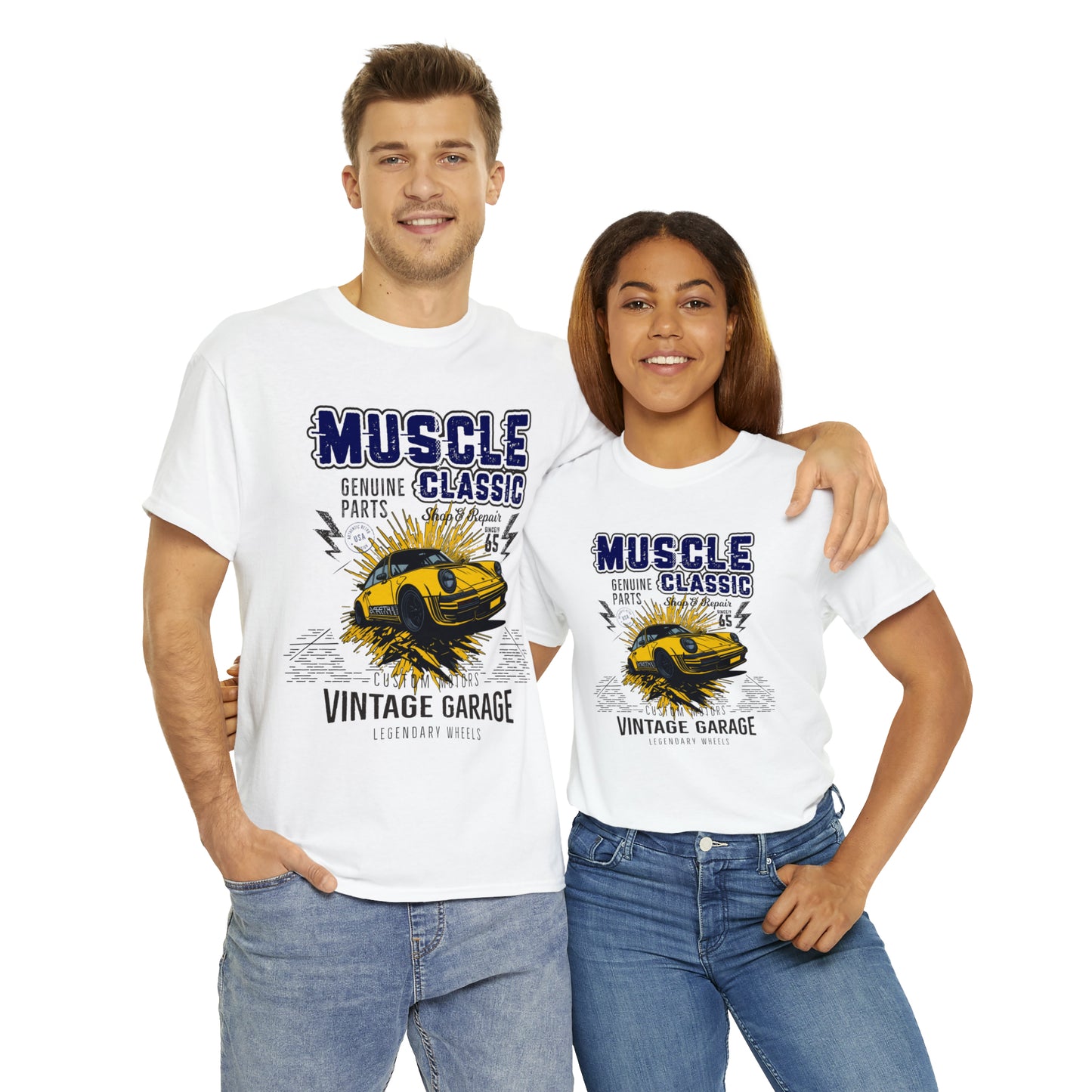 MUSCLE CLASSIC Unisex Heavy Cotton Tee