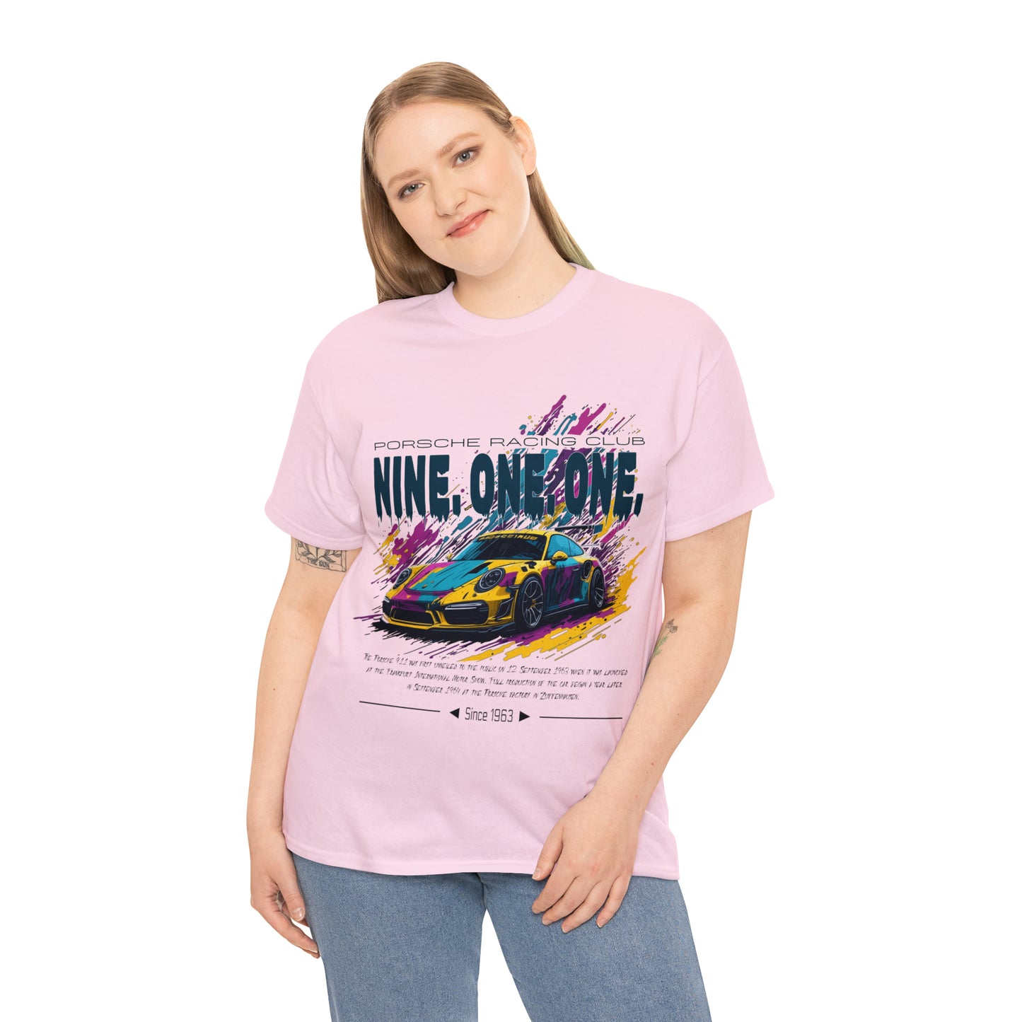 NINE ONE ONE Unisex Heavy Cotton Tee