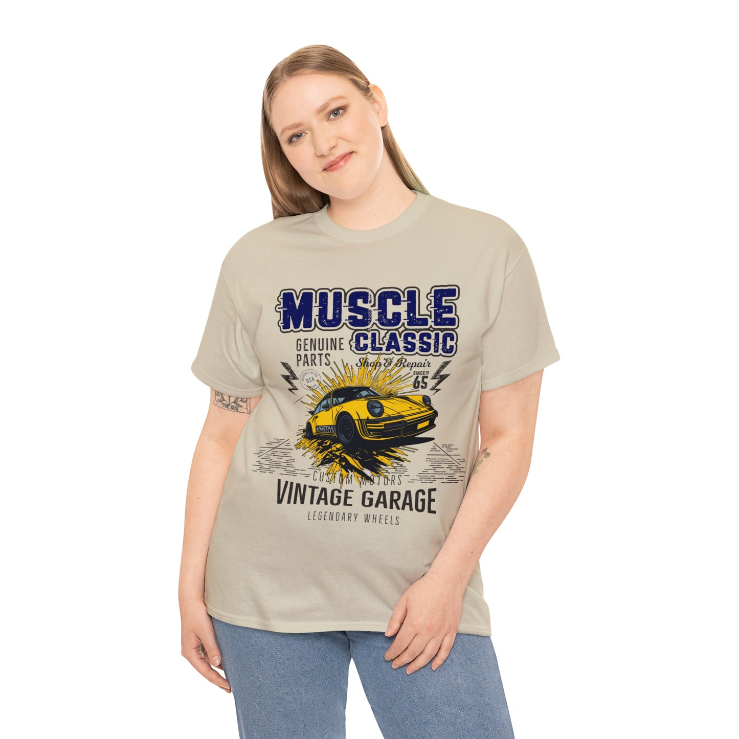 MUSCLE CLASSIC Unisex Heavy Cotton Tee