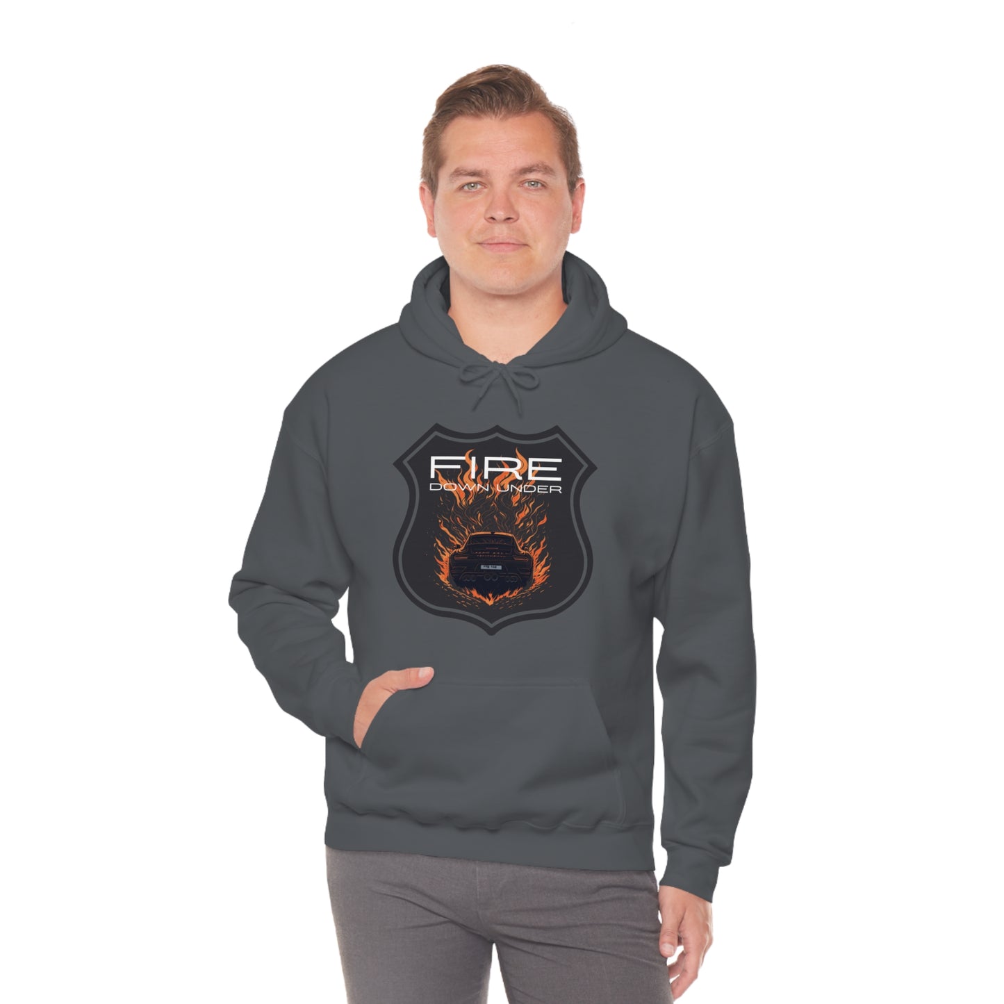 FIRE Unisex Heavy Blend™ Hooded Sweatshirt