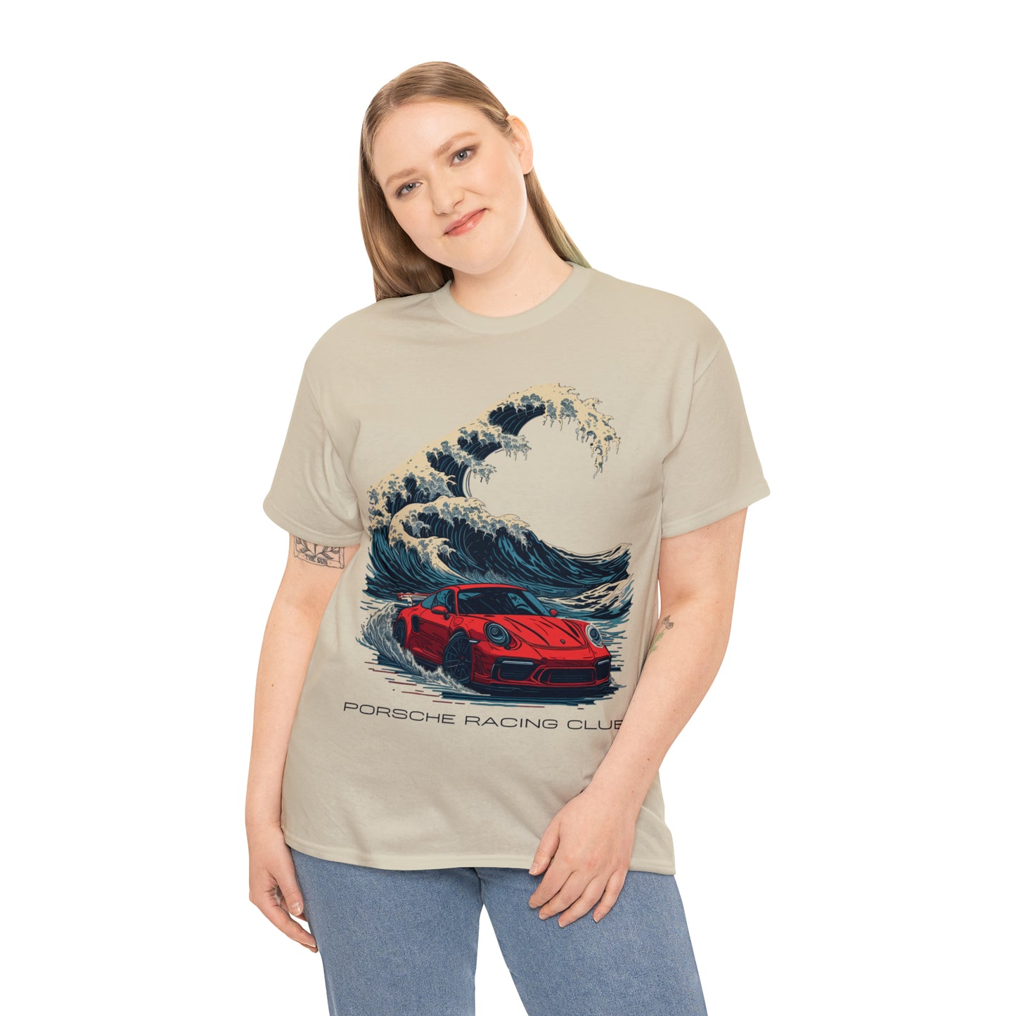 HOKUSAI WAVE Unisex Heavy Cotton Tee