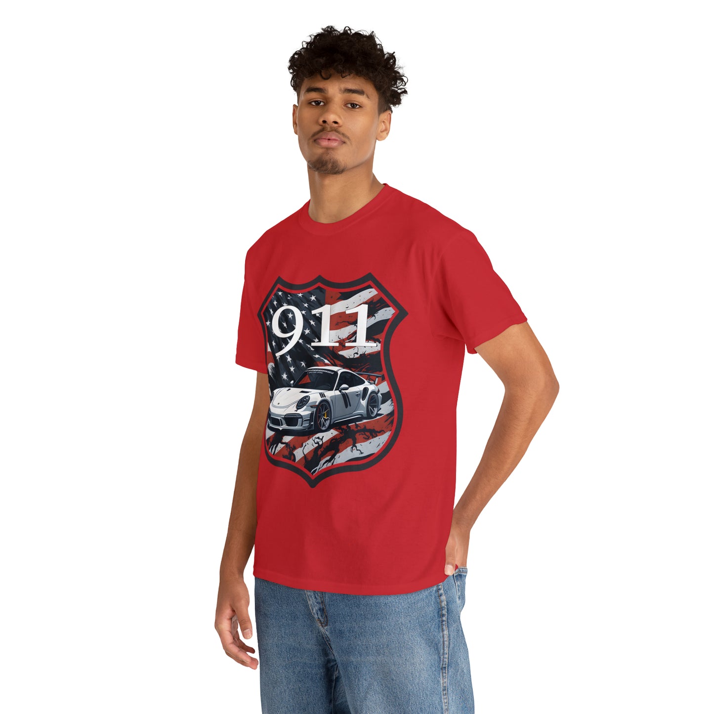 US FLAG Unisex Heavy Cotton Tee