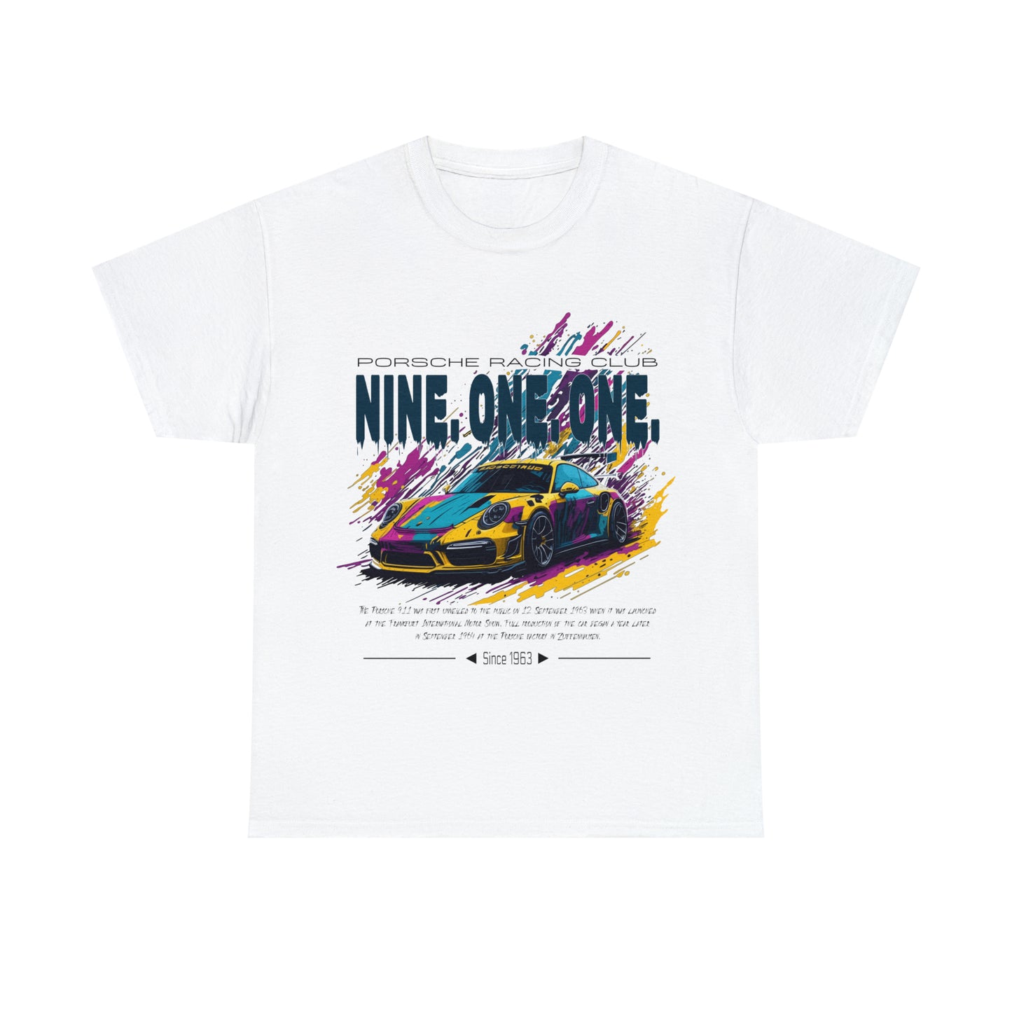 NINE ONE ONE Unisex Heavy Cotton Tee