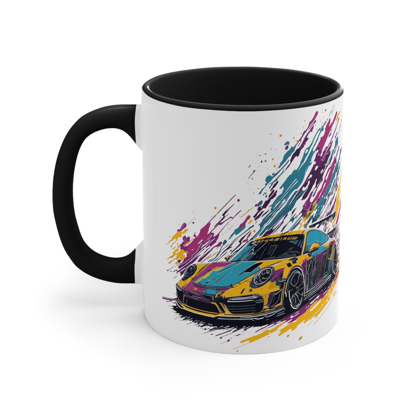 SPLASHES 2 Accent Coffee Mug, 11oz