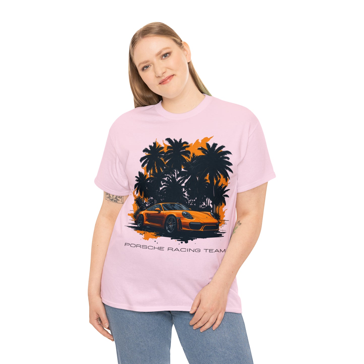 ORANGE PALMS Unisex Heavy Cotton Tee