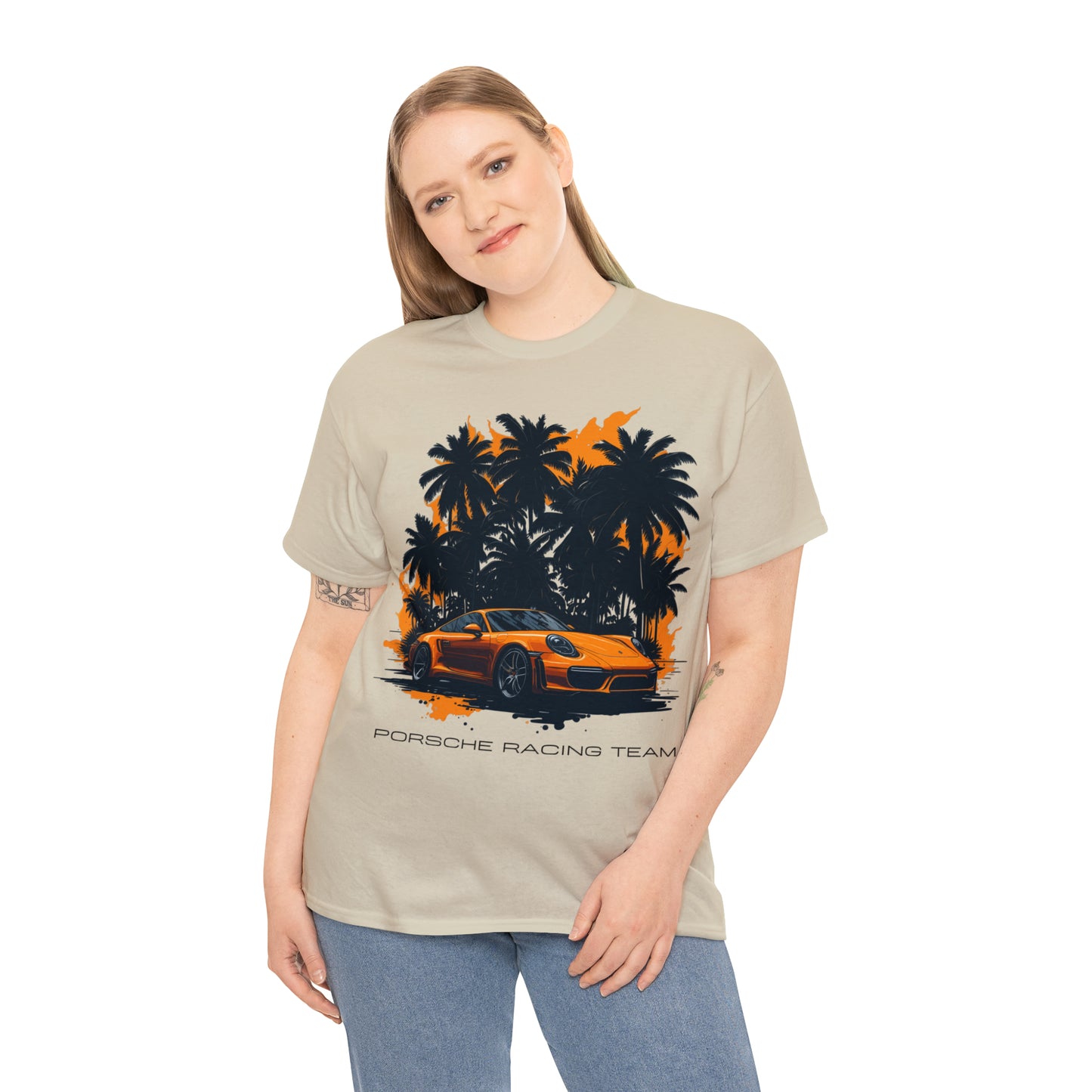 ORANGE PALMS Unisex Heavy Cotton Tee