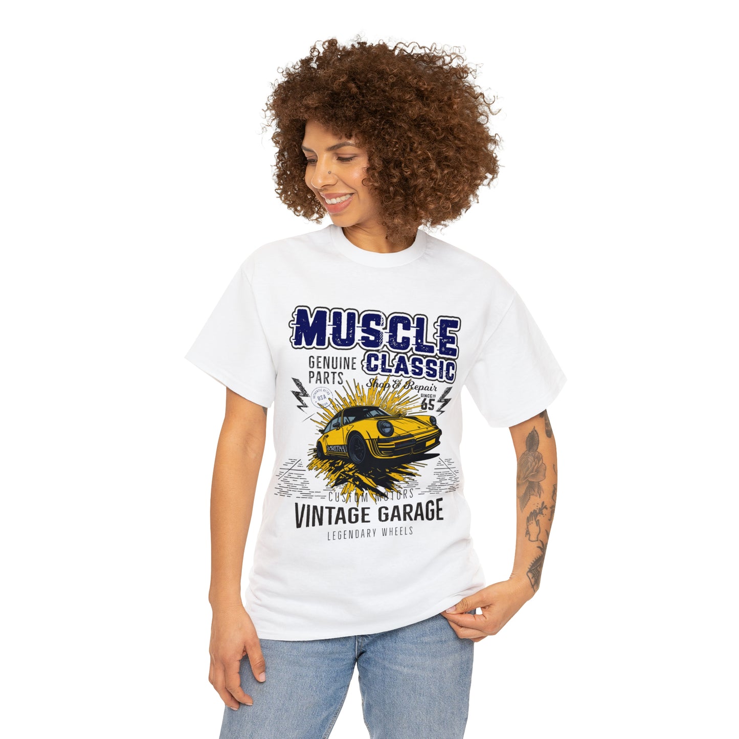 MUSCLE CLASSIC Unisex Heavy Cotton Tee