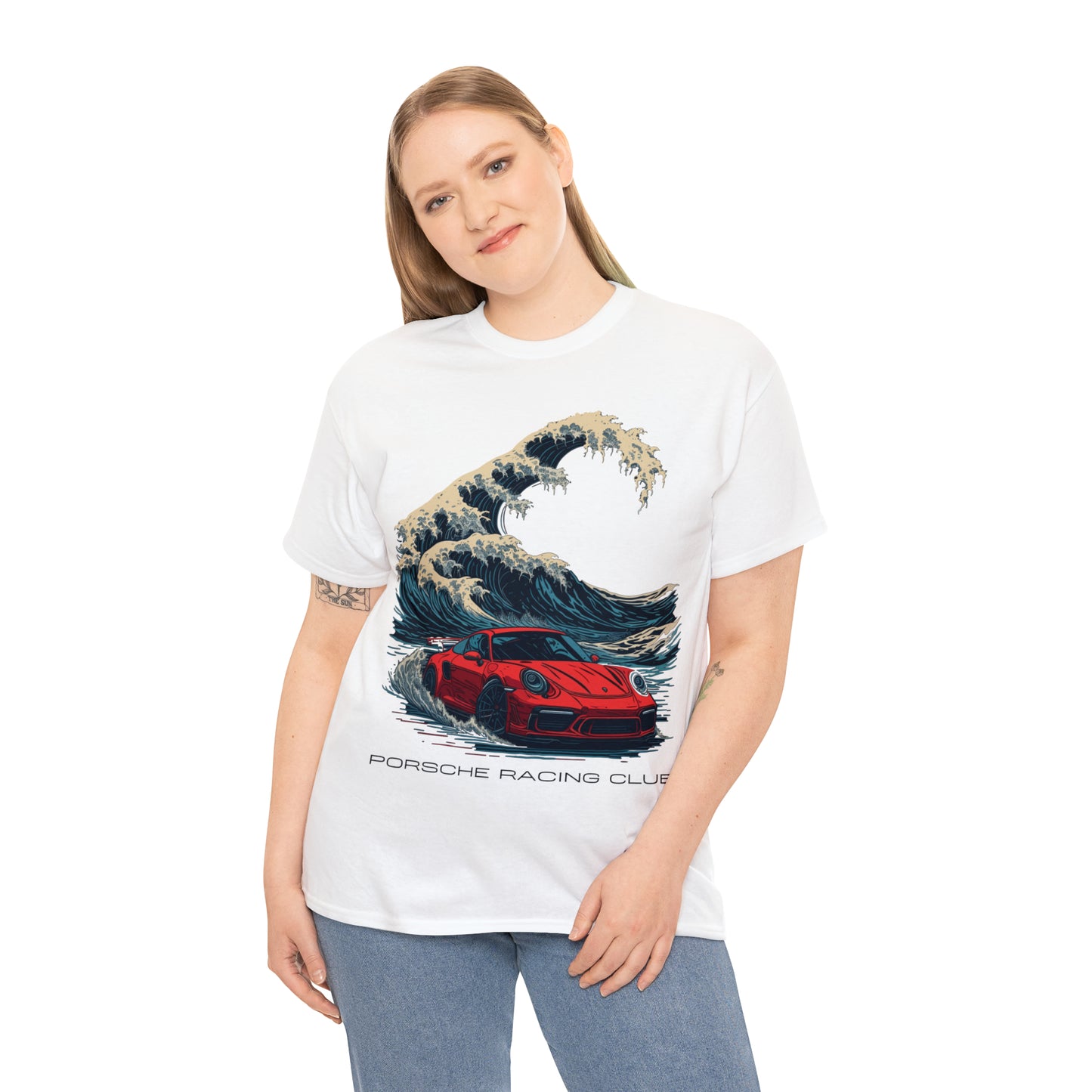 HOKUSAI WAVE Unisex Heavy Cotton Tee