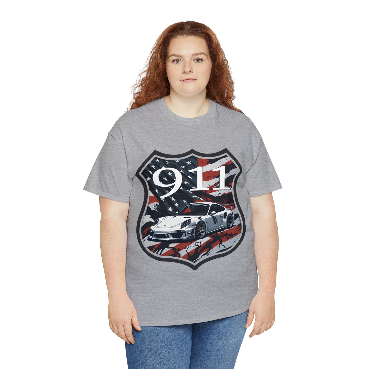 US FLAG Unisex Heavy Cotton Tee