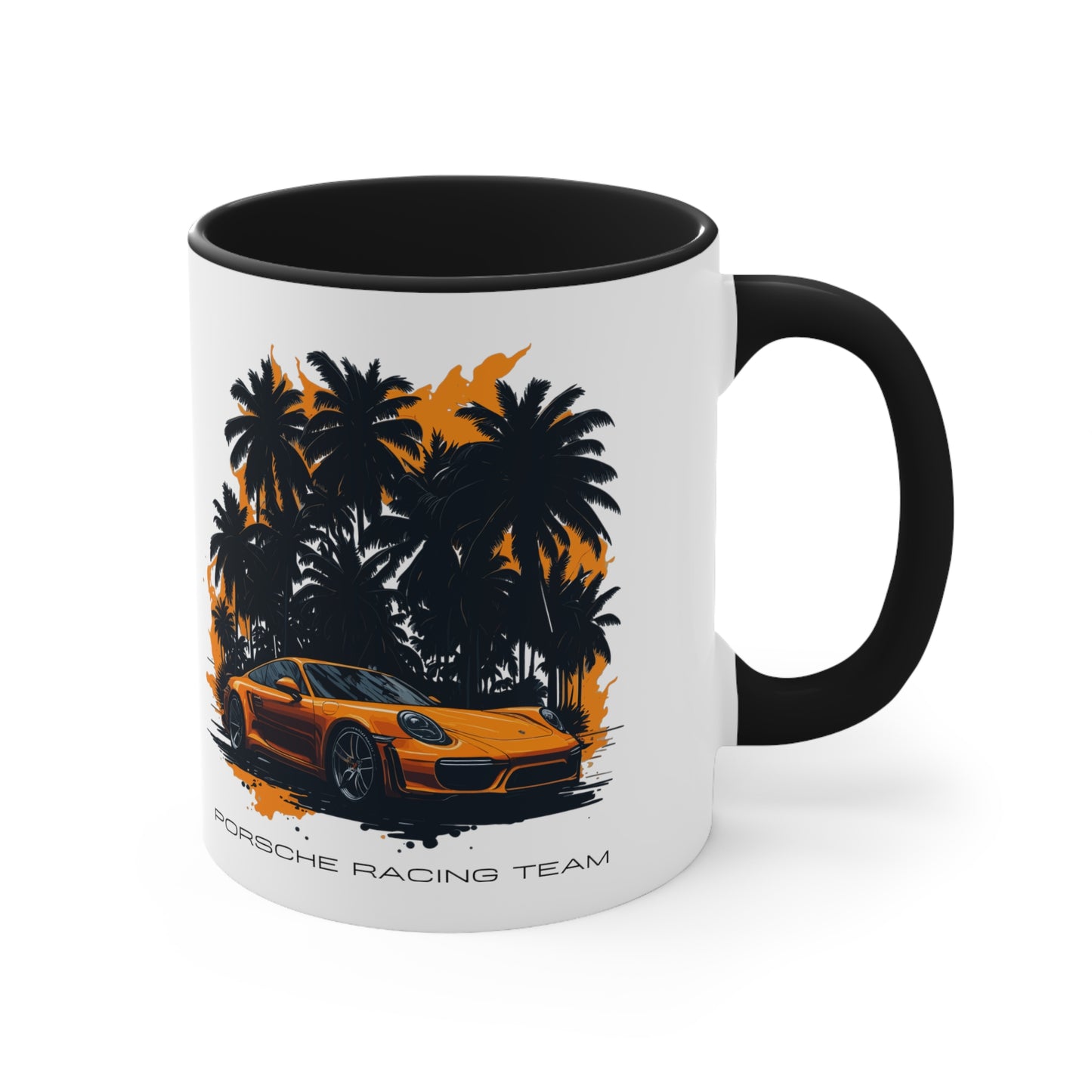 ORANGE PALMS Accent Coffee Mug, 11oz