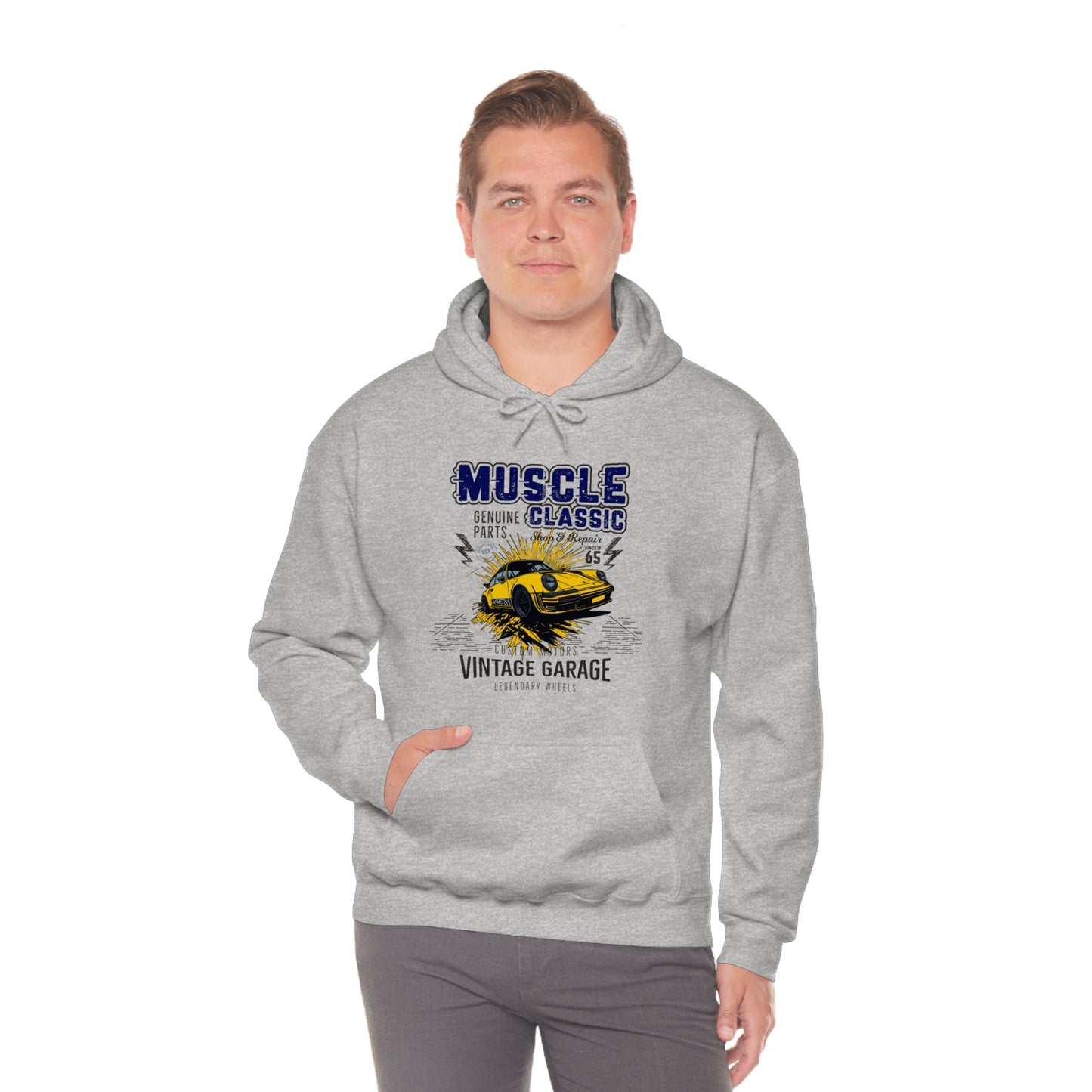 MUSCLE Unisex Heavy Blend™ Hooded Sweatshirt