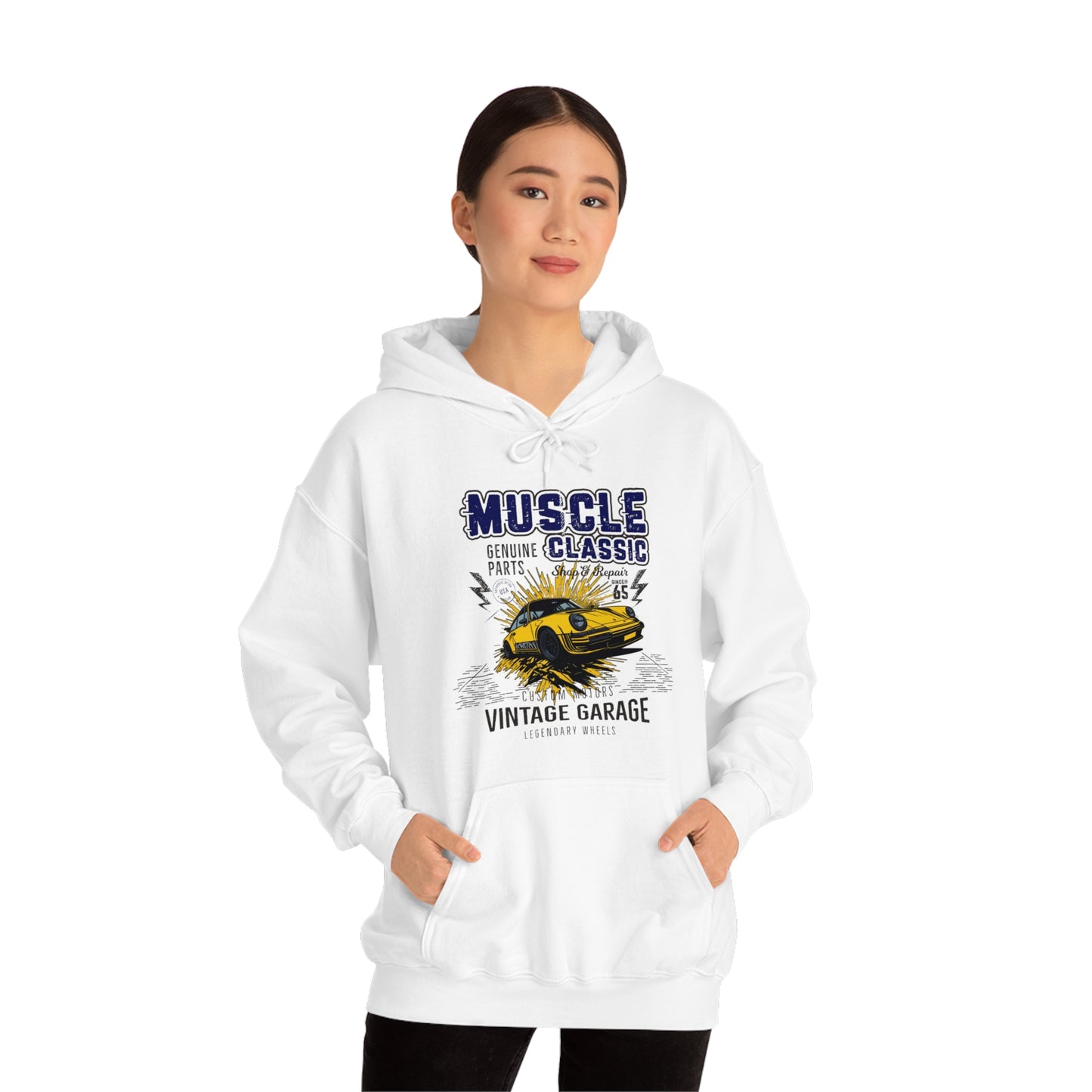 MUSCLE Unisex Heavy Blend™ Hooded Sweatshirt