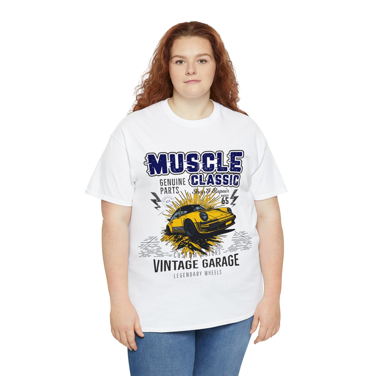 MUSCLE CLASSIC Unisex Heavy Cotton Tee