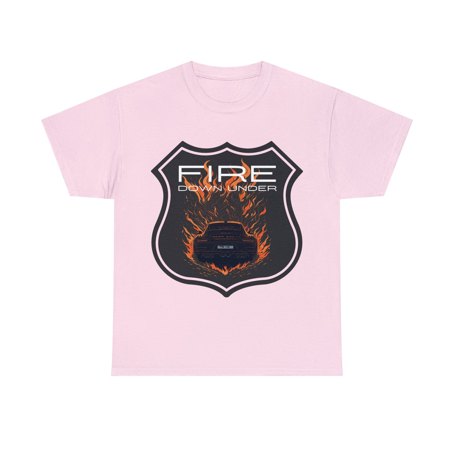 FIRE DOWN UNDER Unisex Heavy Cotton Tee