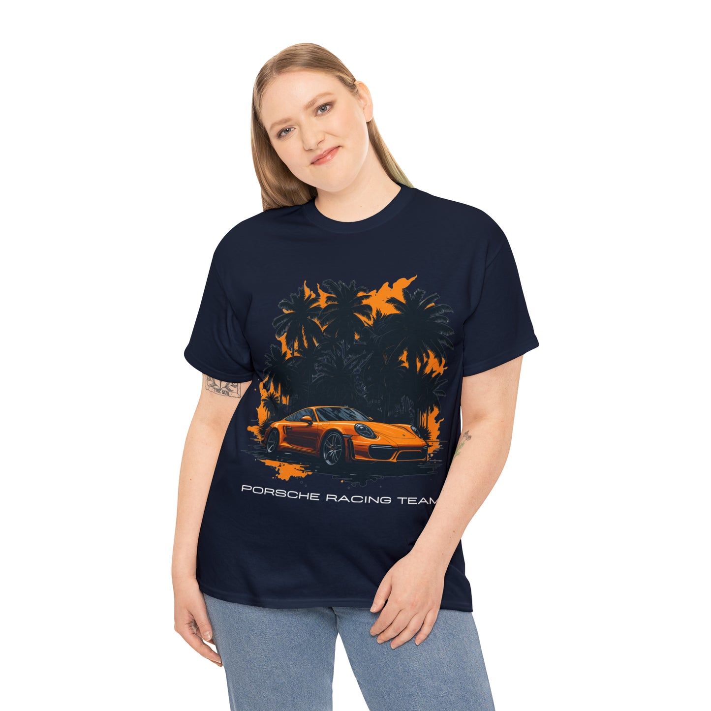 ORANGE PALMS Unisex Heavy Cotton Tee