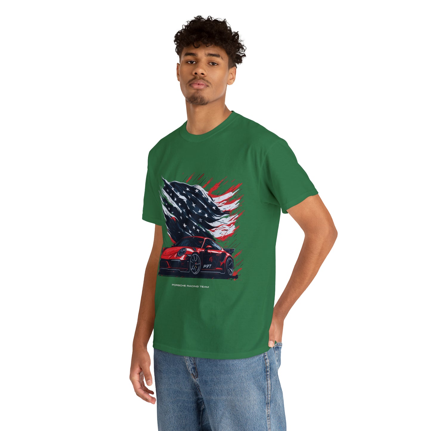 RACING US Unisex Heavy Cotton Tee