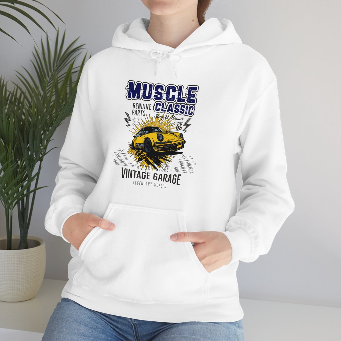 MUSCLE Unisex Heavy Blend™ Hooded Sweatshirt