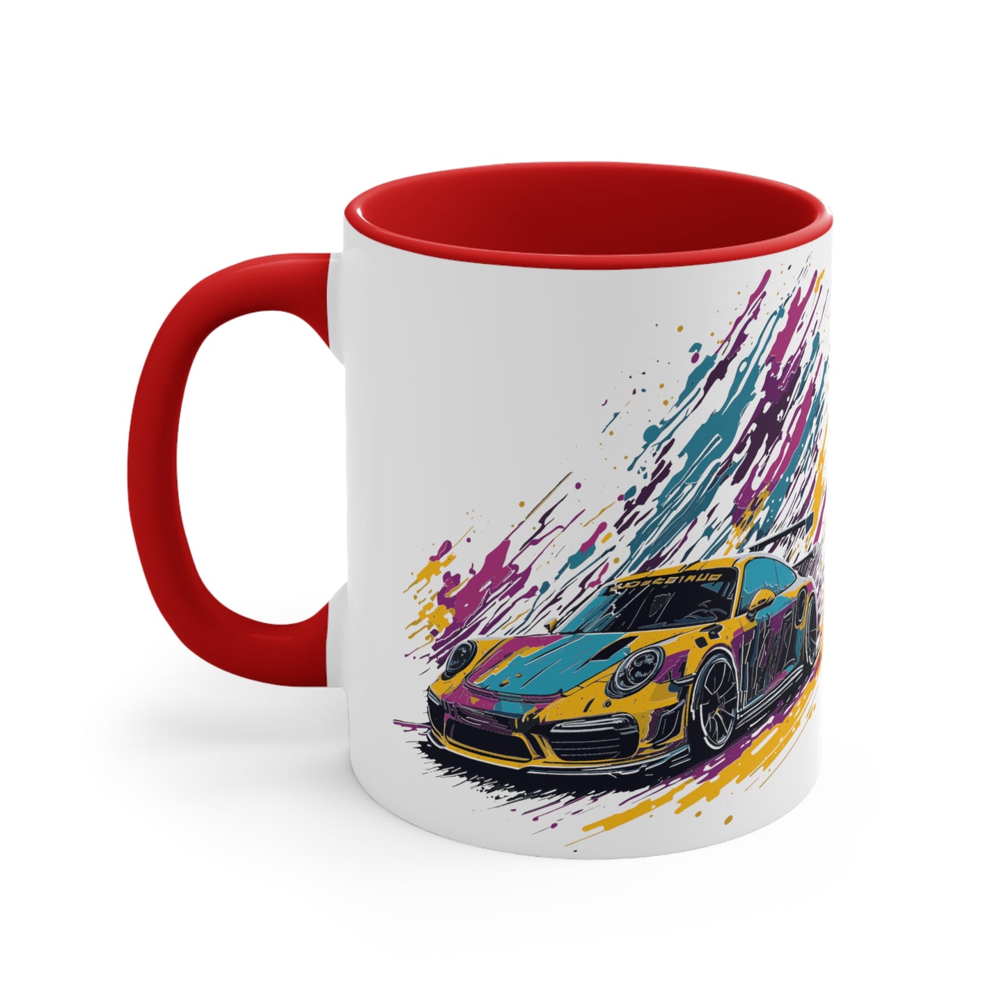 SPLASHES 2 Accent Coffee Mug, 11oz