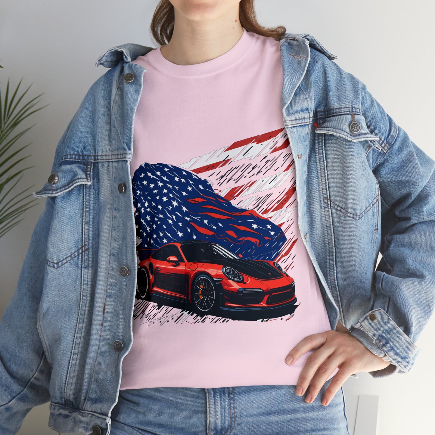 US FLAG Unisex Heavy Cotton Tee