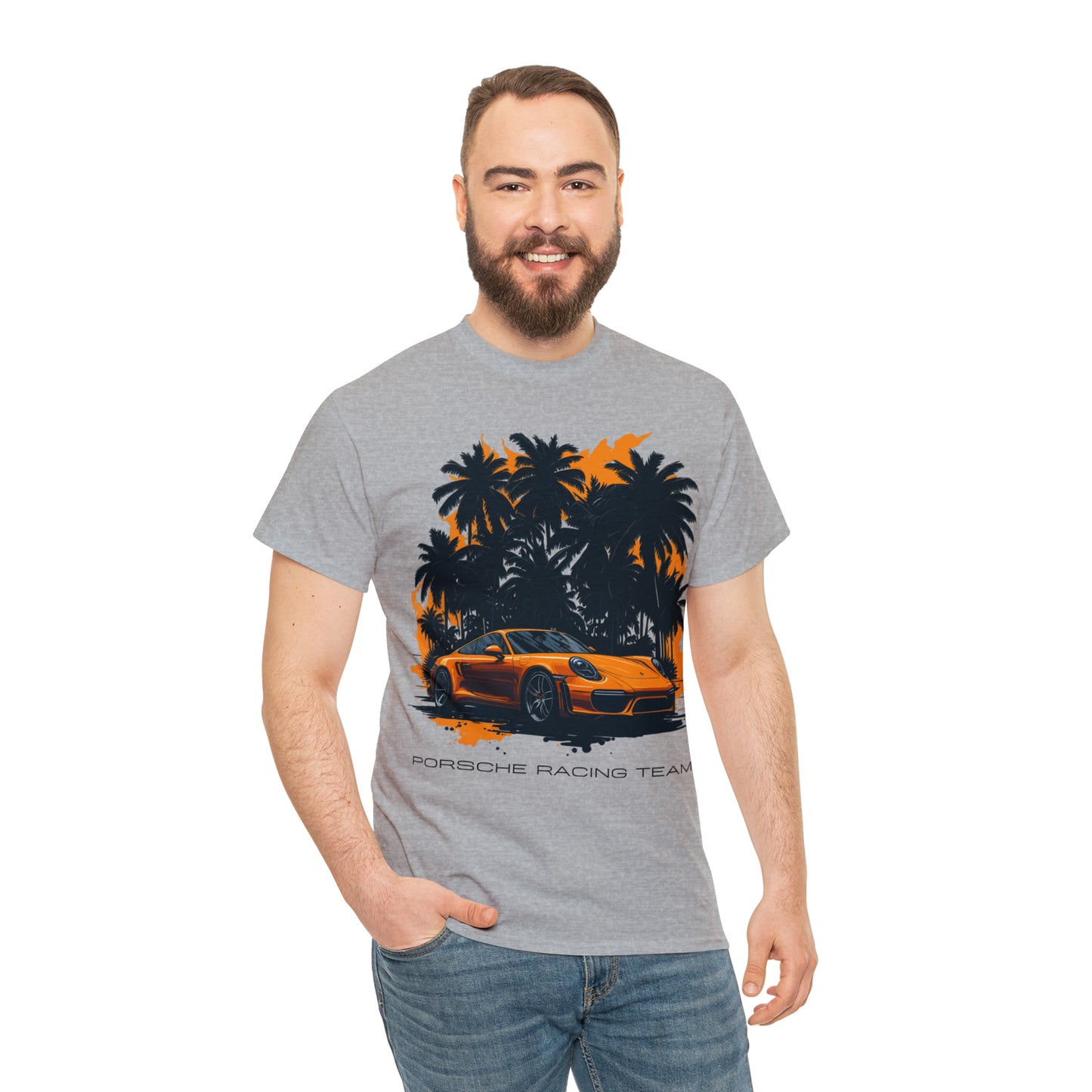 ORANGE PALMS Unisex Heavy Cotton Tee