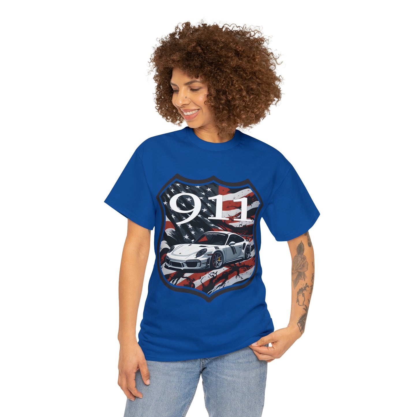 US FLAG Unisex Heavy Cotton Tee