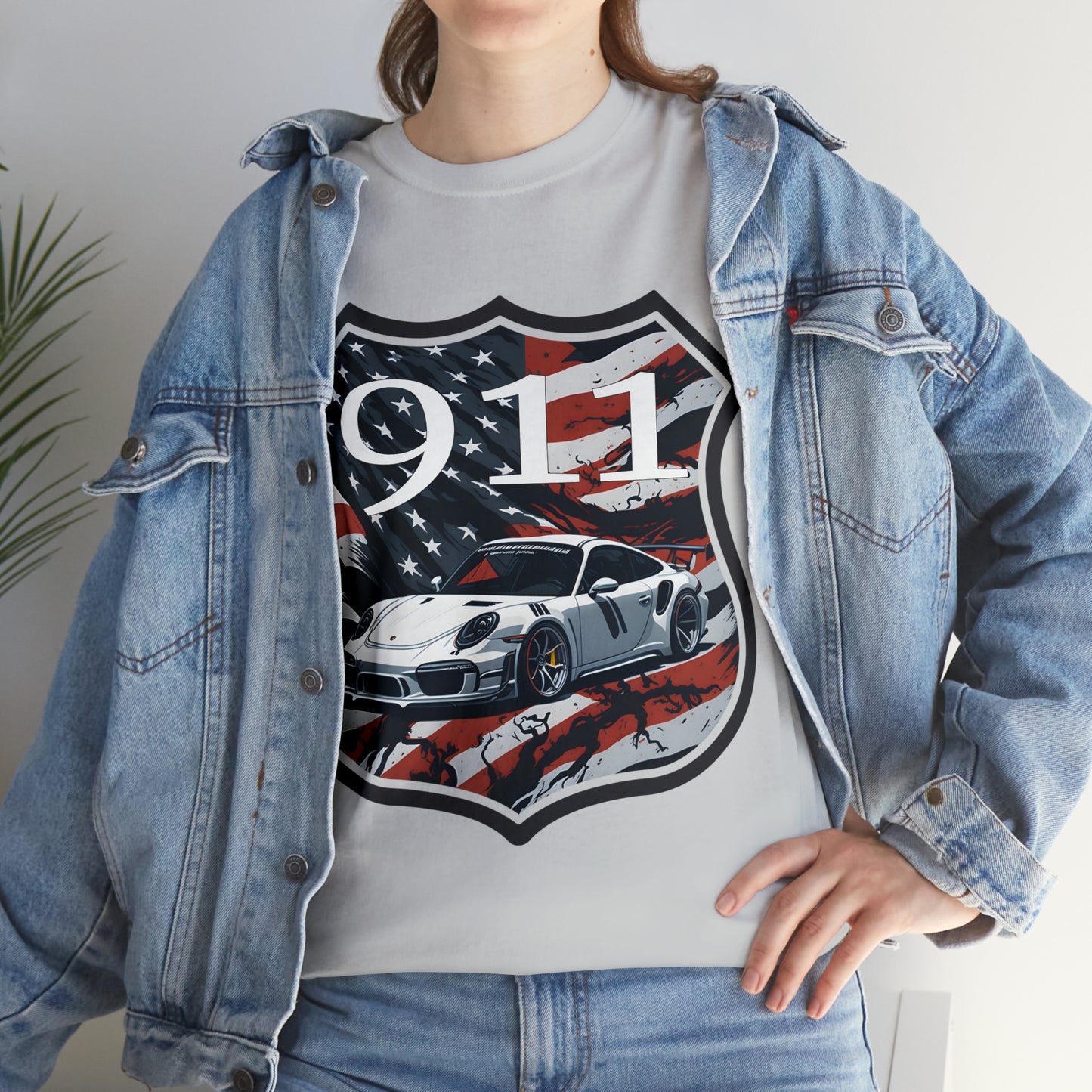 US FLAG Unisex Heavy Cotton Tee