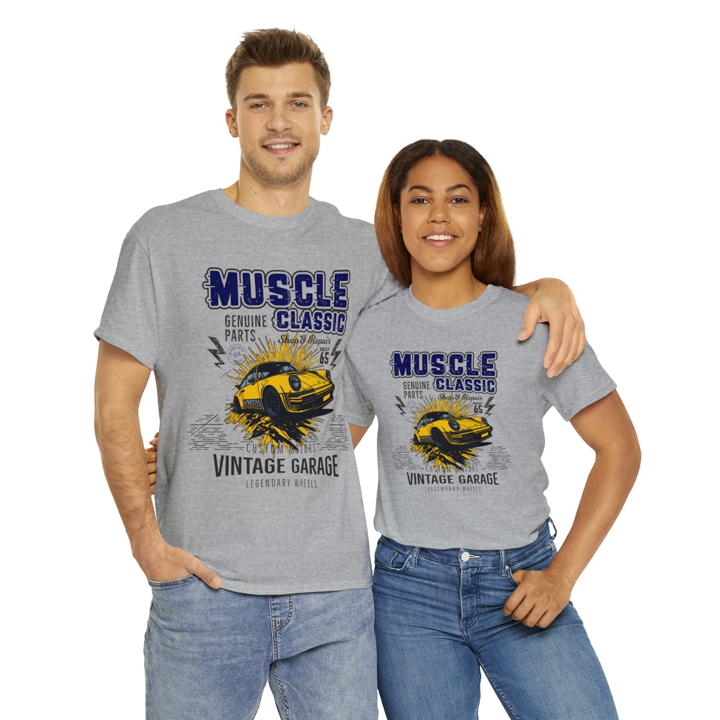 MUSCLE CLASSIC Unisex Heavy Cotton Tee