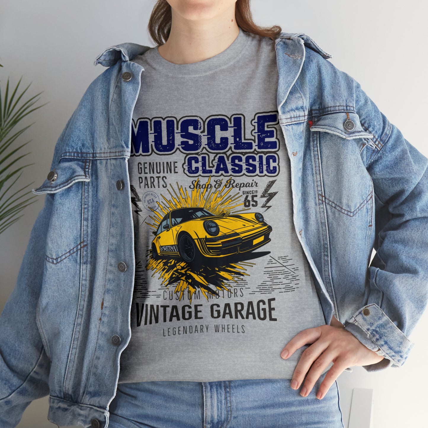 MUSCLE CLASSIC Unisex Heavy Cotton Tee