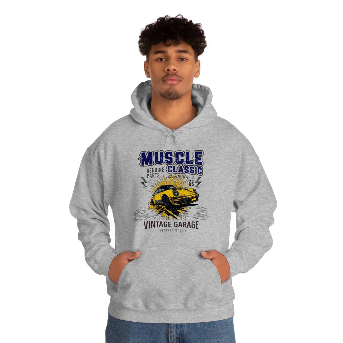 MUSCLE Unisex Heavy Blend™ Hooded Sweatshirt