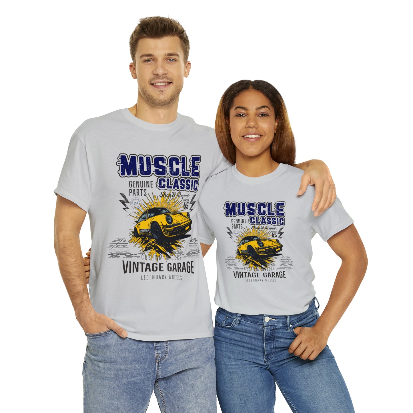 MUSCLE CLASSIC Unisex Heavy Cotton Tee