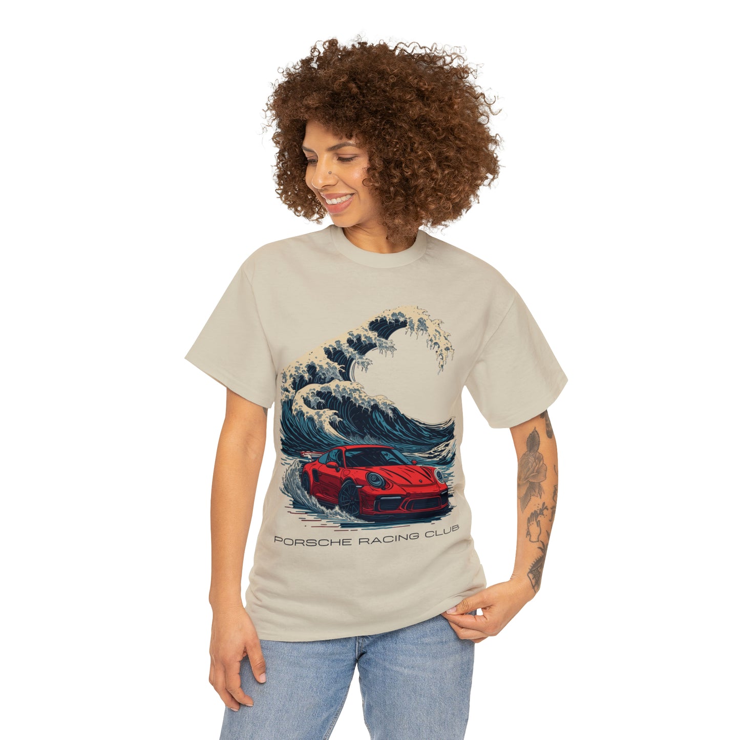 HOKUSAI WAVE Unisex Heavy Cotton Tee