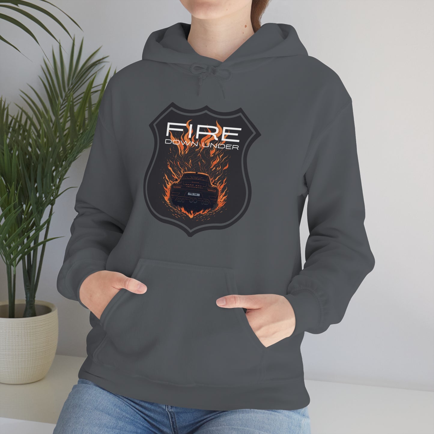 FIRE Unisex Heavy Blend™ Hooded Sweatshirt