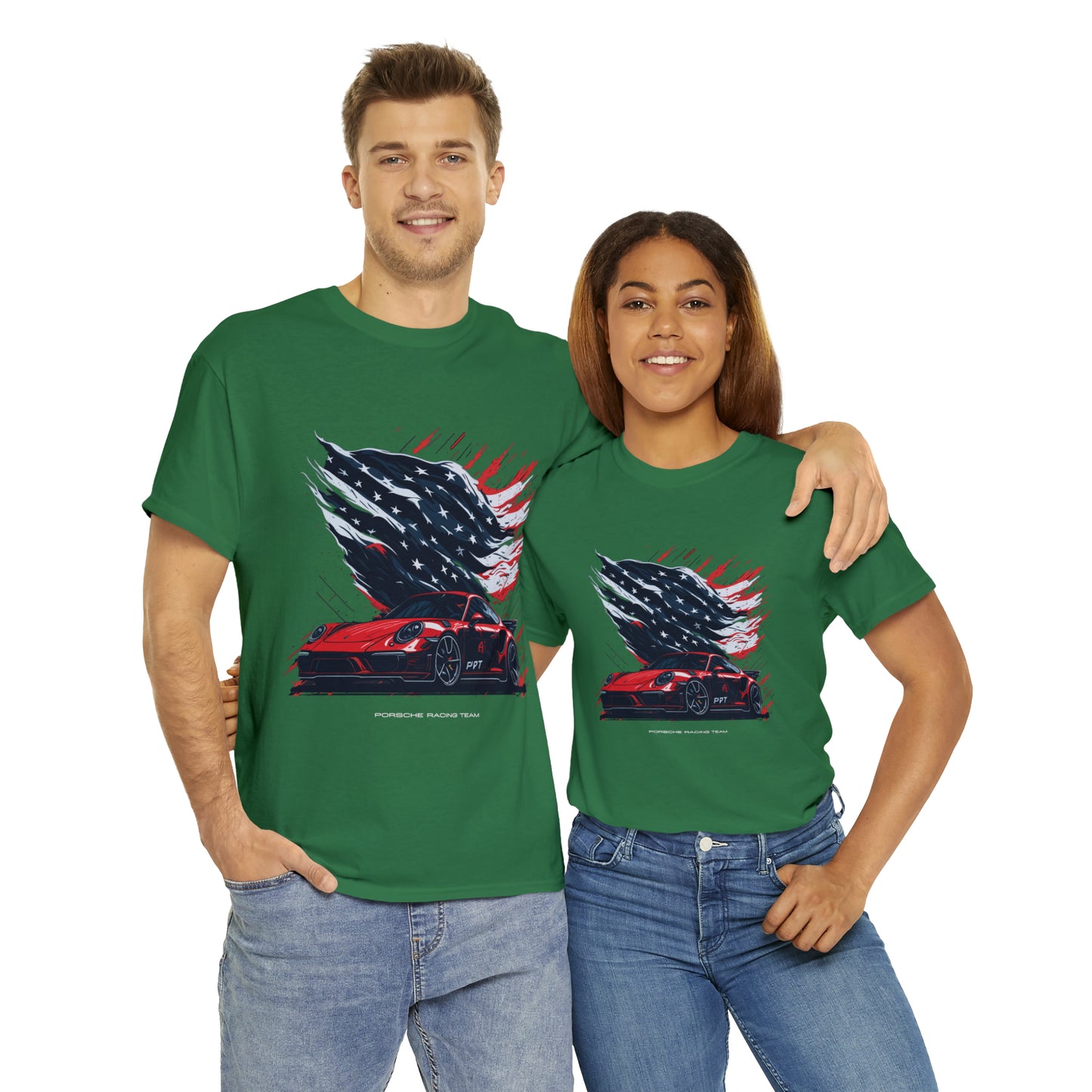 RACING US Unisex Heavy Cotton Tee