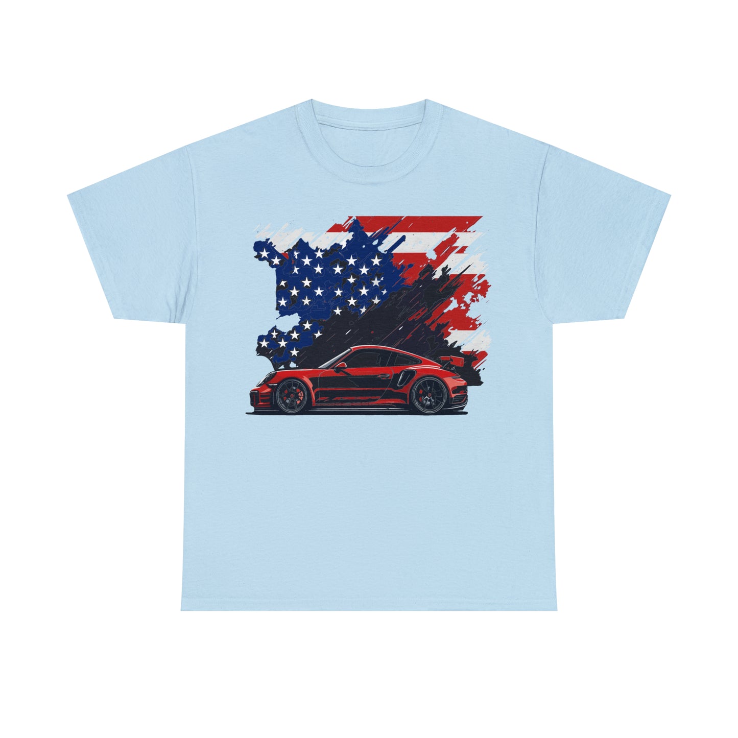 US FLAG RED Unisex Heavy Cotton Tee