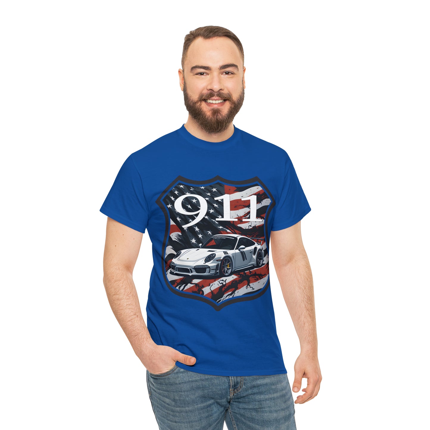 US FLAG Unisex Heavy Cotton Tee