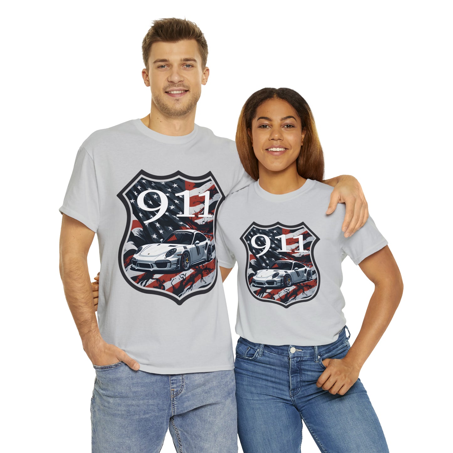 US FLAG Unisex Heavy Cotton Tee