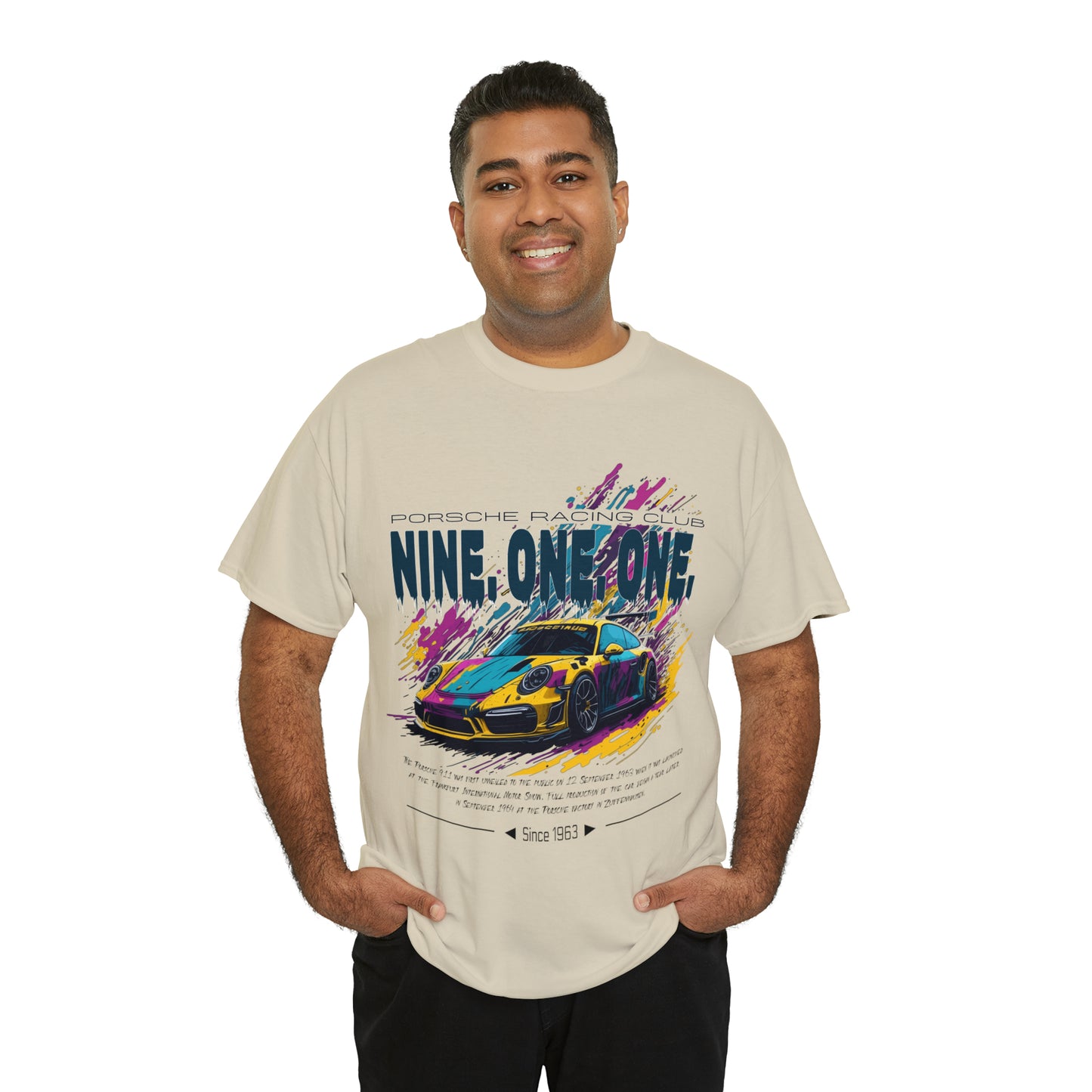 NINE ONE ONE Unisex Heavy Cotton Tee