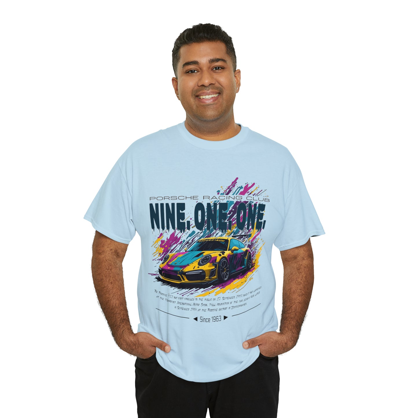 NINE ONE ONE Unisex Heavy Cotton Tee