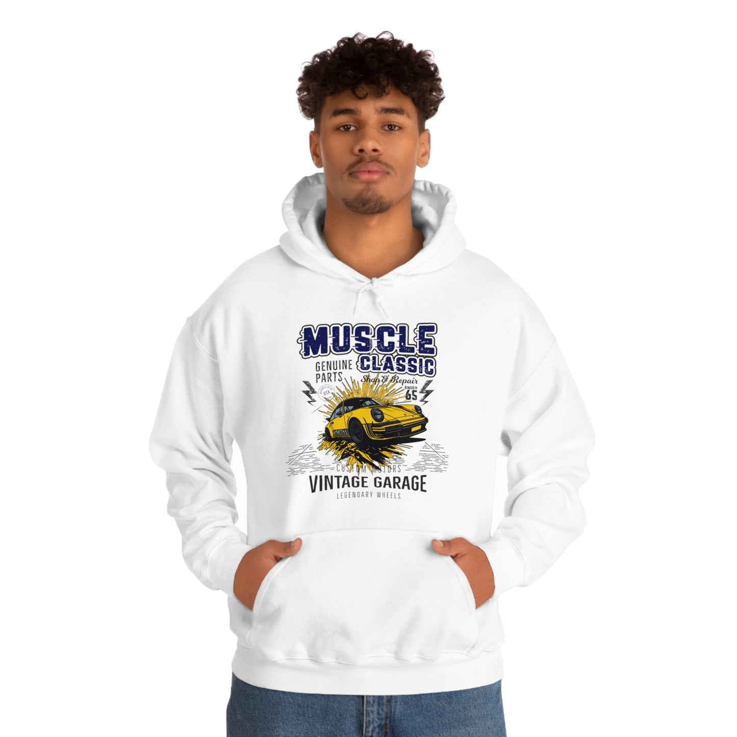 MUSCLE Unisex Heavy Blend™ Hooded Sweatshirt